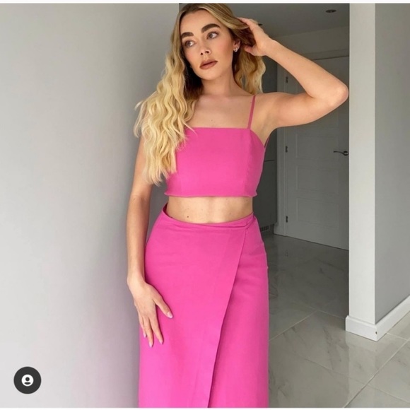 ZARA Wrap Pareo Midi Skirt - Picture 5 of 11